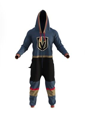 NHL Hockey Sockey Vegas Golden Knights  Hooded Onesie One Piece Team Logo Sm NEW